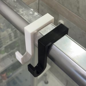 Custom Fit Shower Door Hook - Towel & Robe Hanger